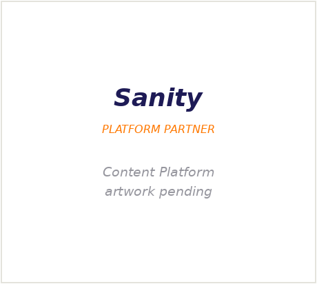 Sanity partner badge — artwork pending