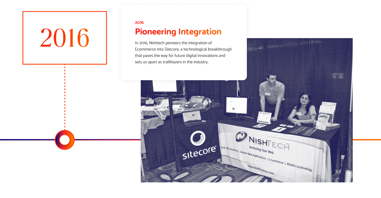 Nishtech timeline, milestone 5 of 9.