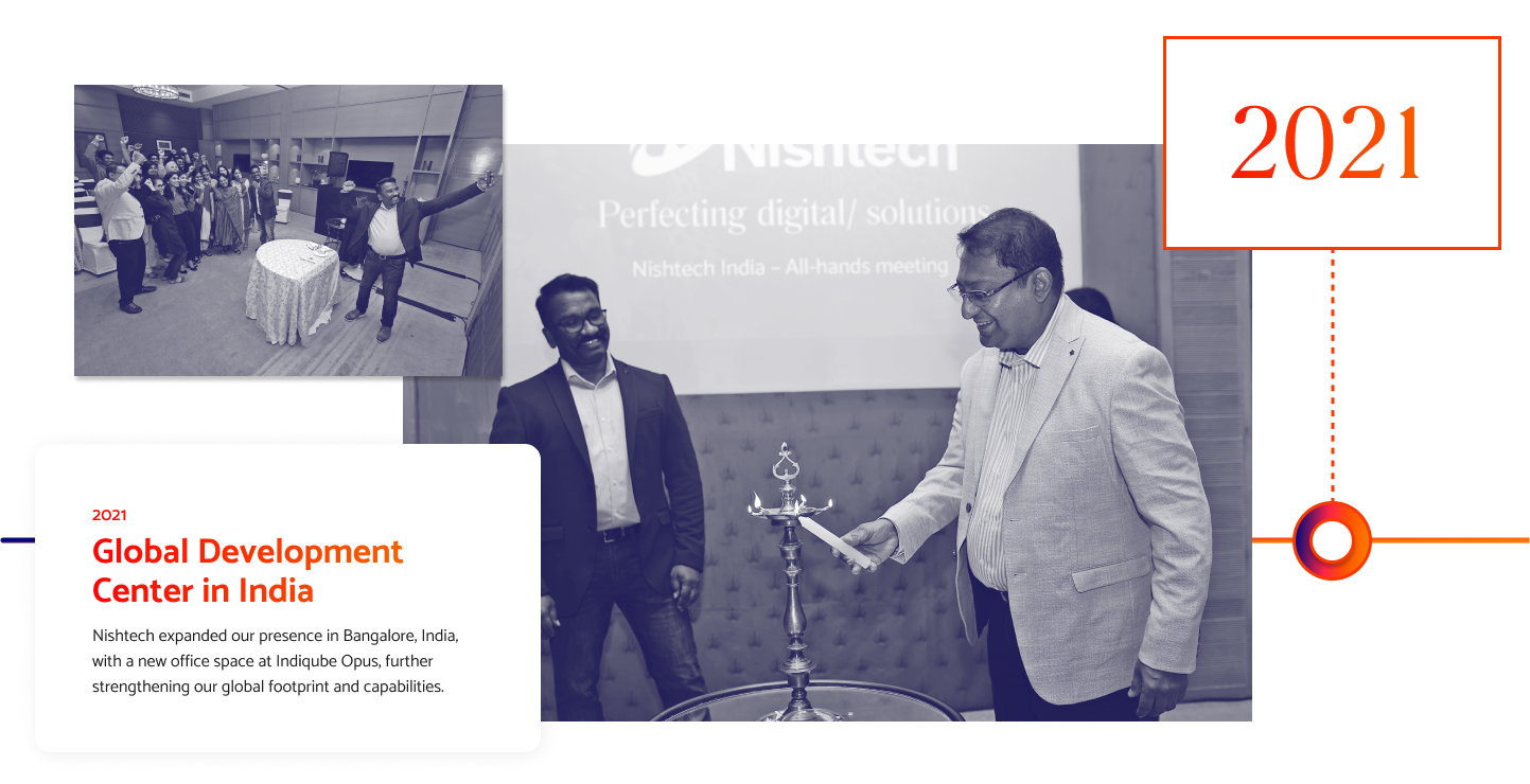 Nishtech timeline, milestone 7 of 9.